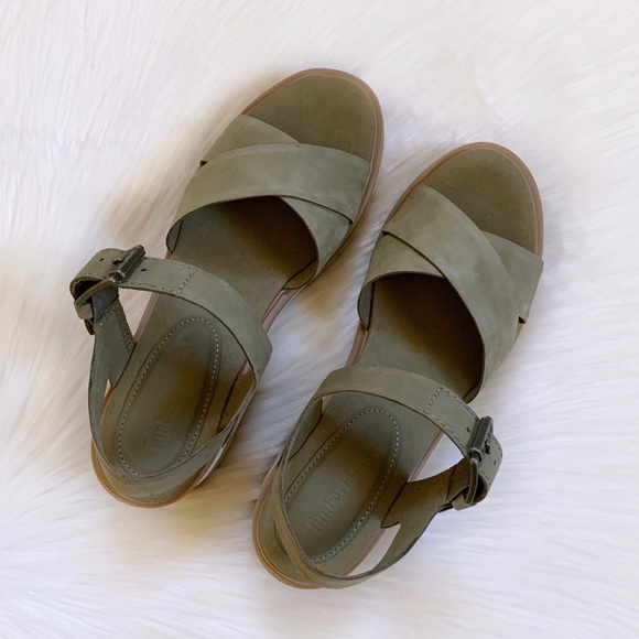 Timberland Violet Marsh X Band Olive Sandal - Picture 5 of 8